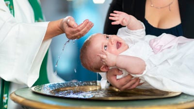Illustrasjonsbilde av dåp Foto: Bo Mathisen