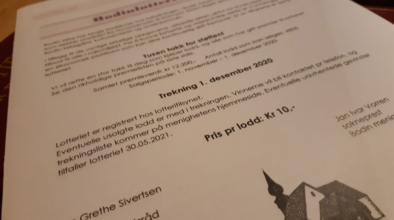 Vi har trukket vinnere av Bodinlotteriet