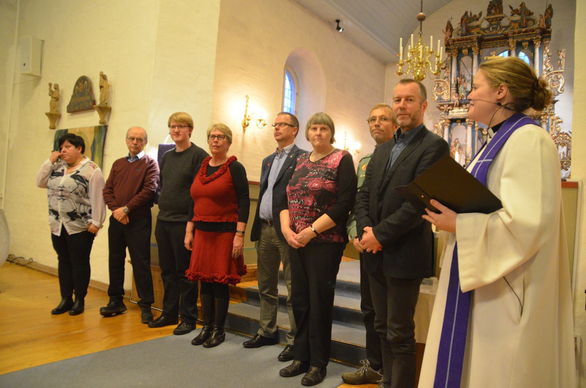 Bildet er fra da menighetsrådet ble presentert høsten 2015