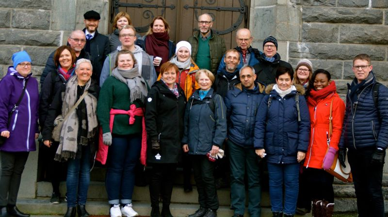 Betydningsfull Trondheimstur for stab og menighetsråd