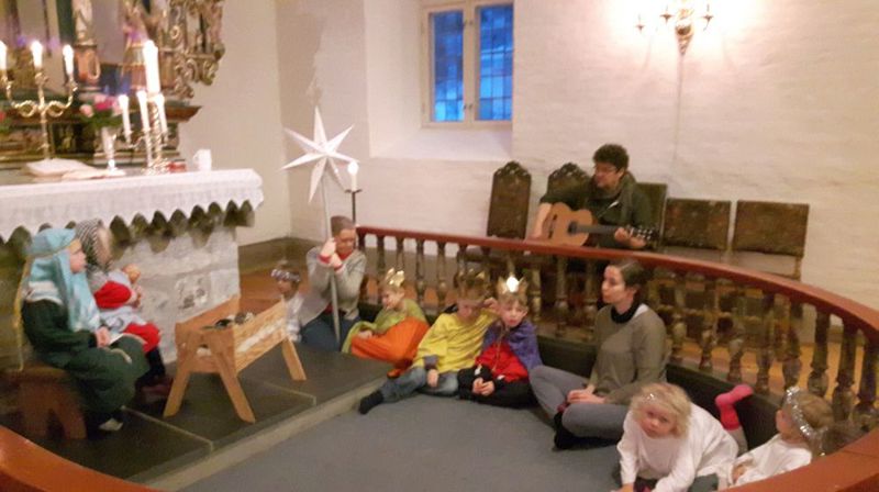 Adventsbesøk for barnehagene i Bodin menighet