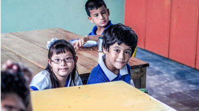 Barn fra Centro Creer i Guayaquil