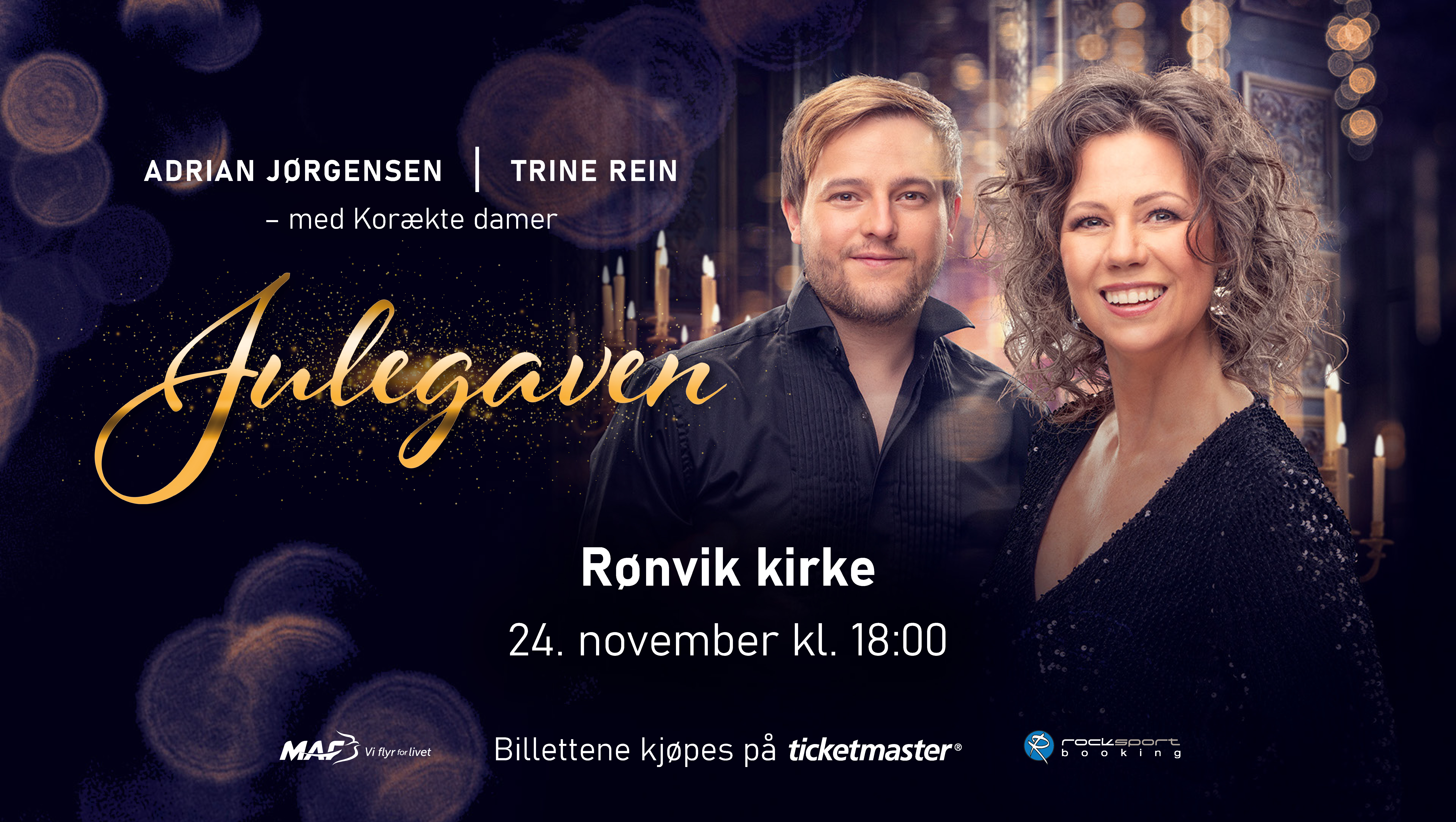 Trine Rein sikrer julestemningen i Rønvik kirke med Julegaven