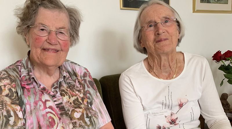 Fra venstre: Bodil Storjord og Marit Elvik Foto: Vigdis Larsen