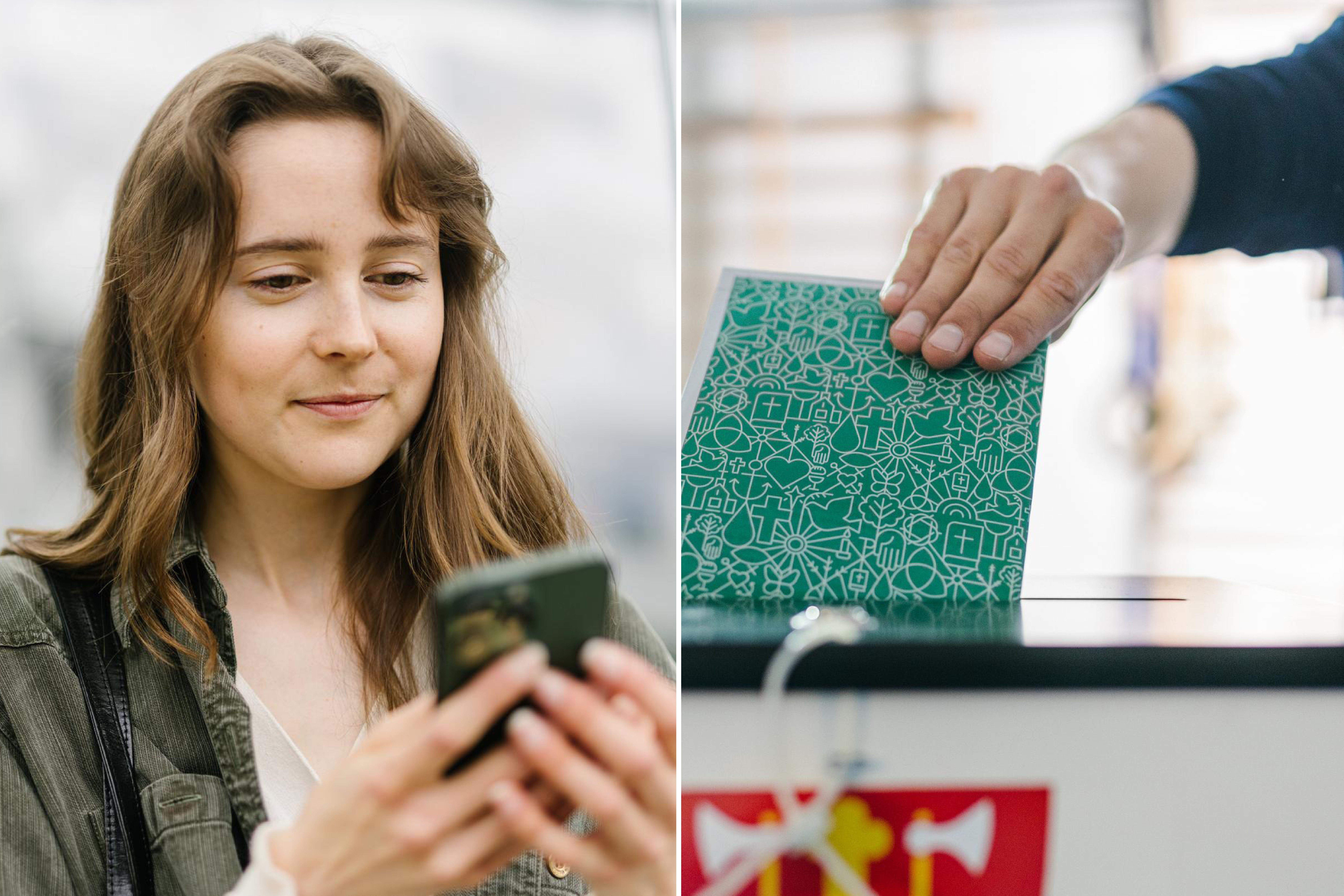 Du kan forhåndsstemme digitalt og fysisk fra 10.august 2023 Foto: Kirkerådet