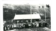 Kretsmøte på Kløkstad 1924-25. Foto: Ukent.