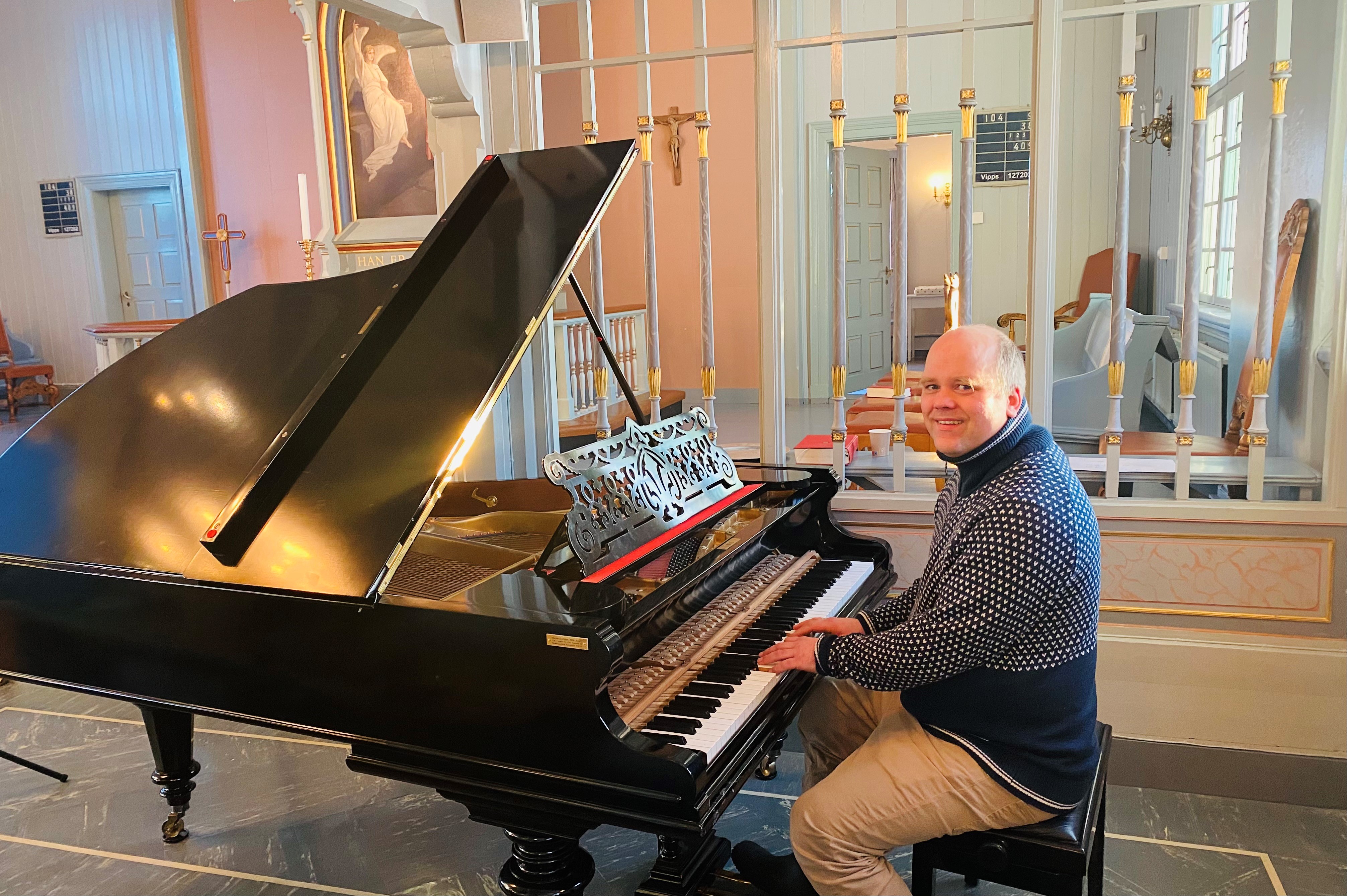 Gammelt flygel gir ny inspirasjon til musikklivet i Strømsgodset kirke