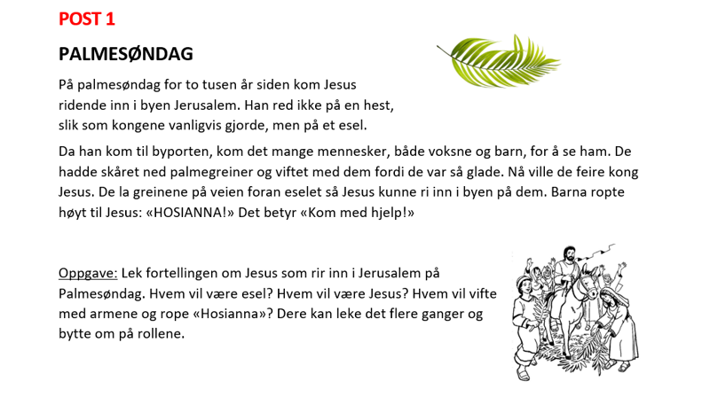 Påske-poster Tangen kirke