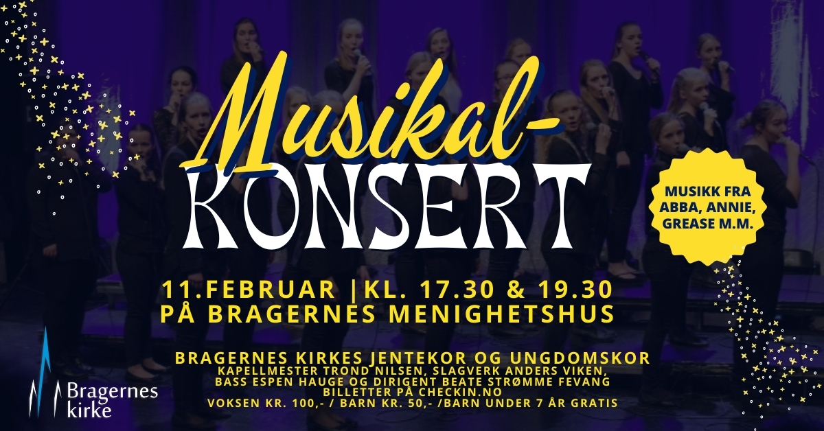 Velkommen til musikalkonsert!