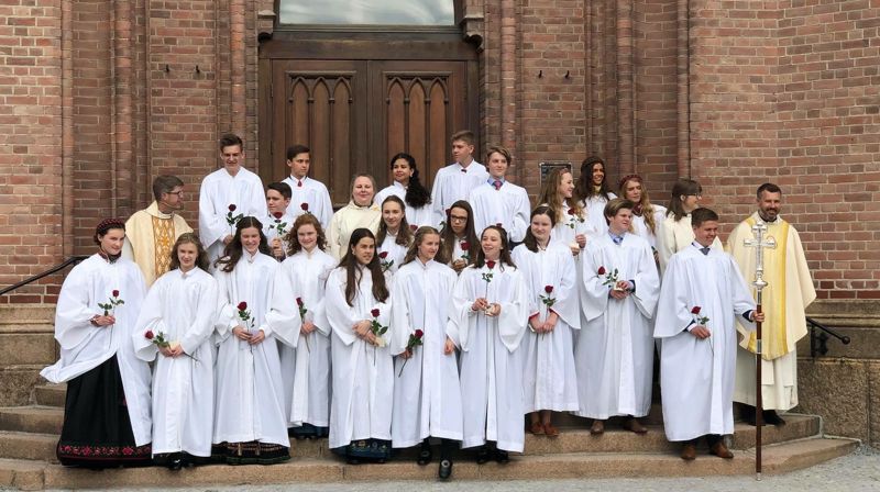 Konfirmant 2025 i Bragernes kirke