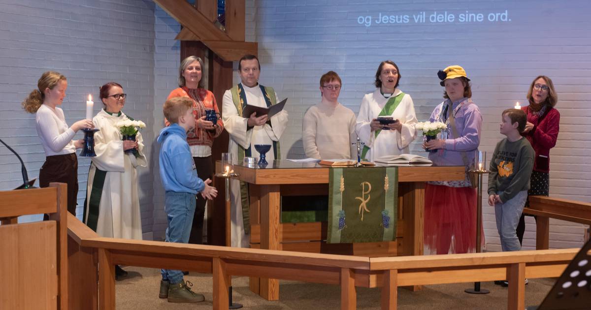 HEL-gudstjeneste i Fjell kirke. Foto: Dan Tore Stensland