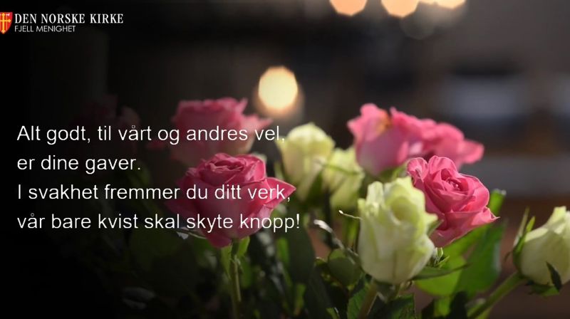 Gudstjeneste på Fjell 4. søndag i åpenbaringstiden