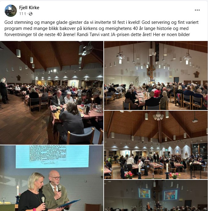 Jubileumsfest og JA-pris