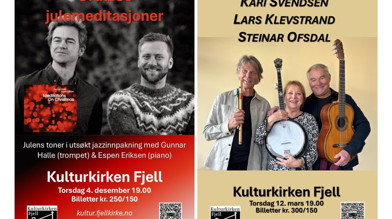 Plakater til kulturkveldene