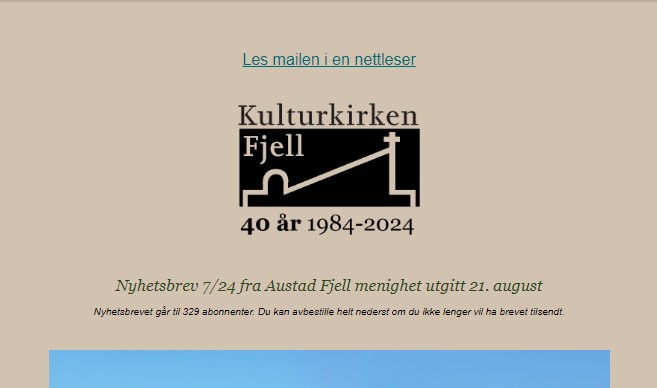 Nyhetsbrev 21. august -24