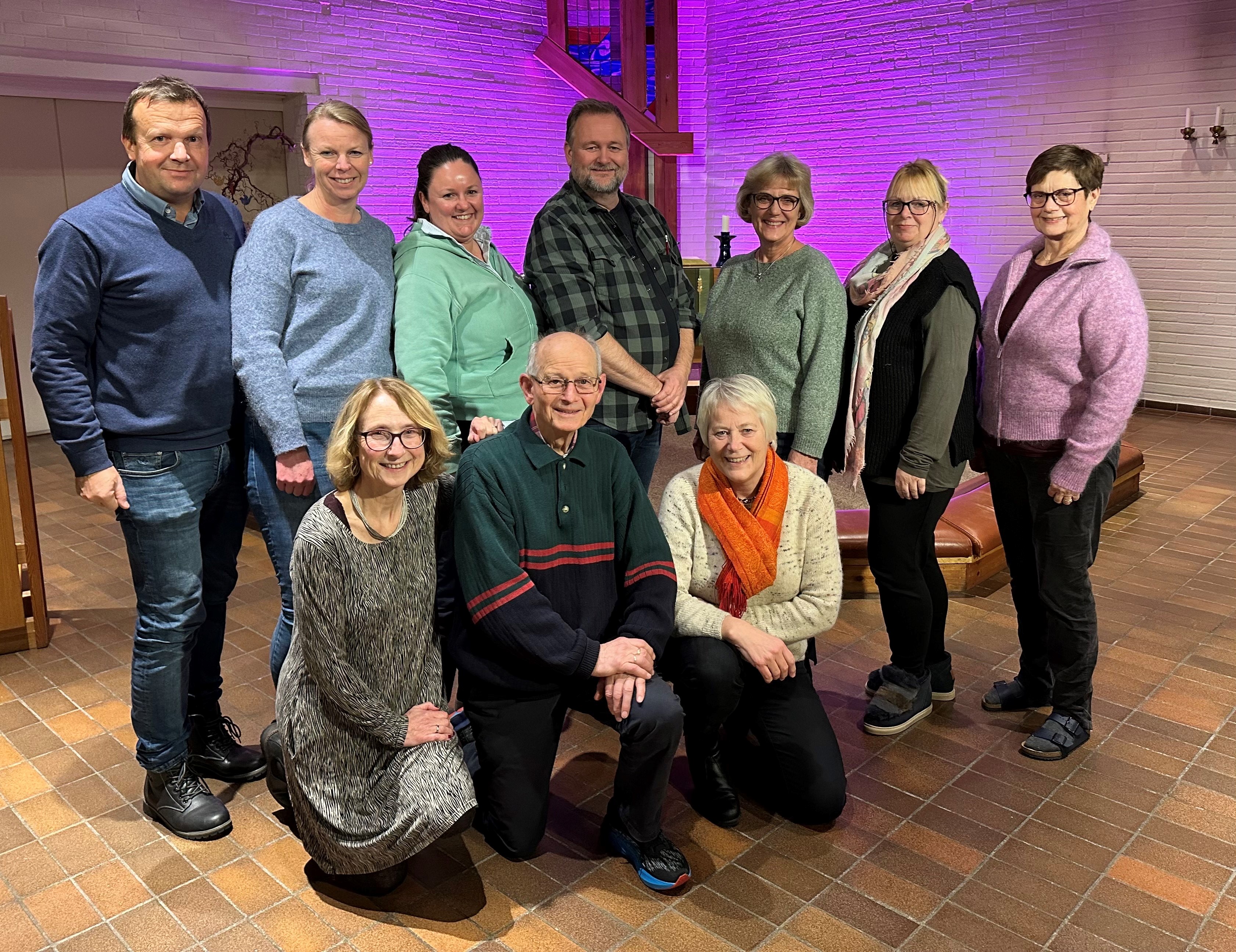 Her er det nye menighetsrådet vårt