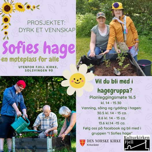 Planleggingsmøte i Sofies hage