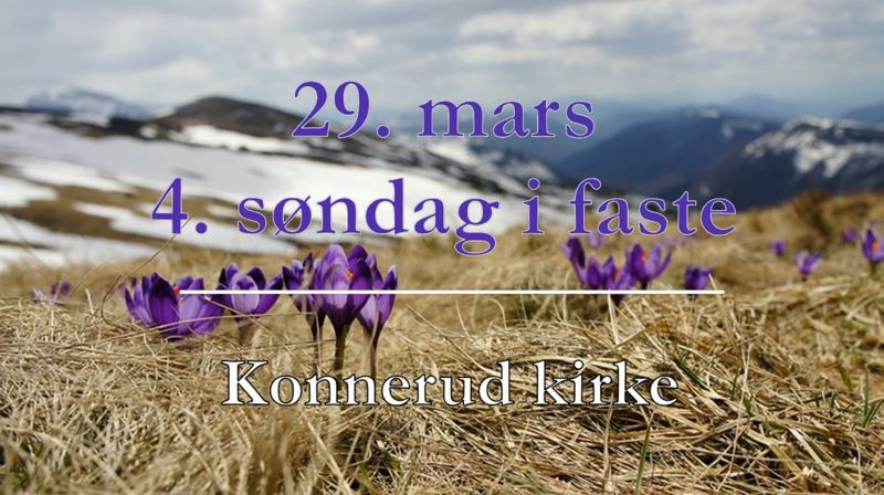 Andakt i Konnerud kirke på nett