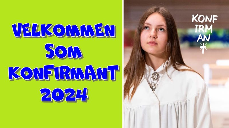 Konfirmant 2024 i Helleland menighet