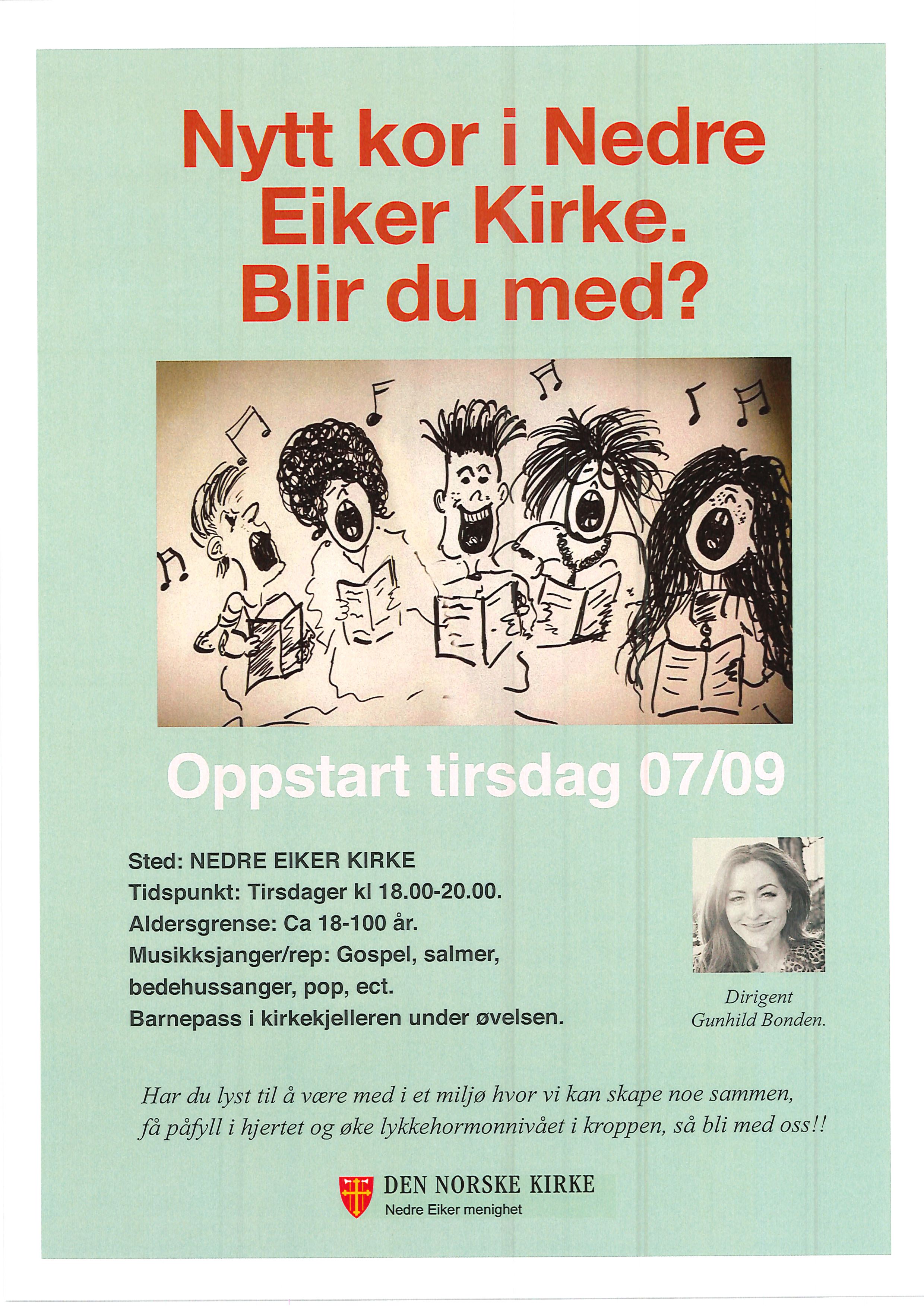 Nytt kor i Nedre Eiker kirke