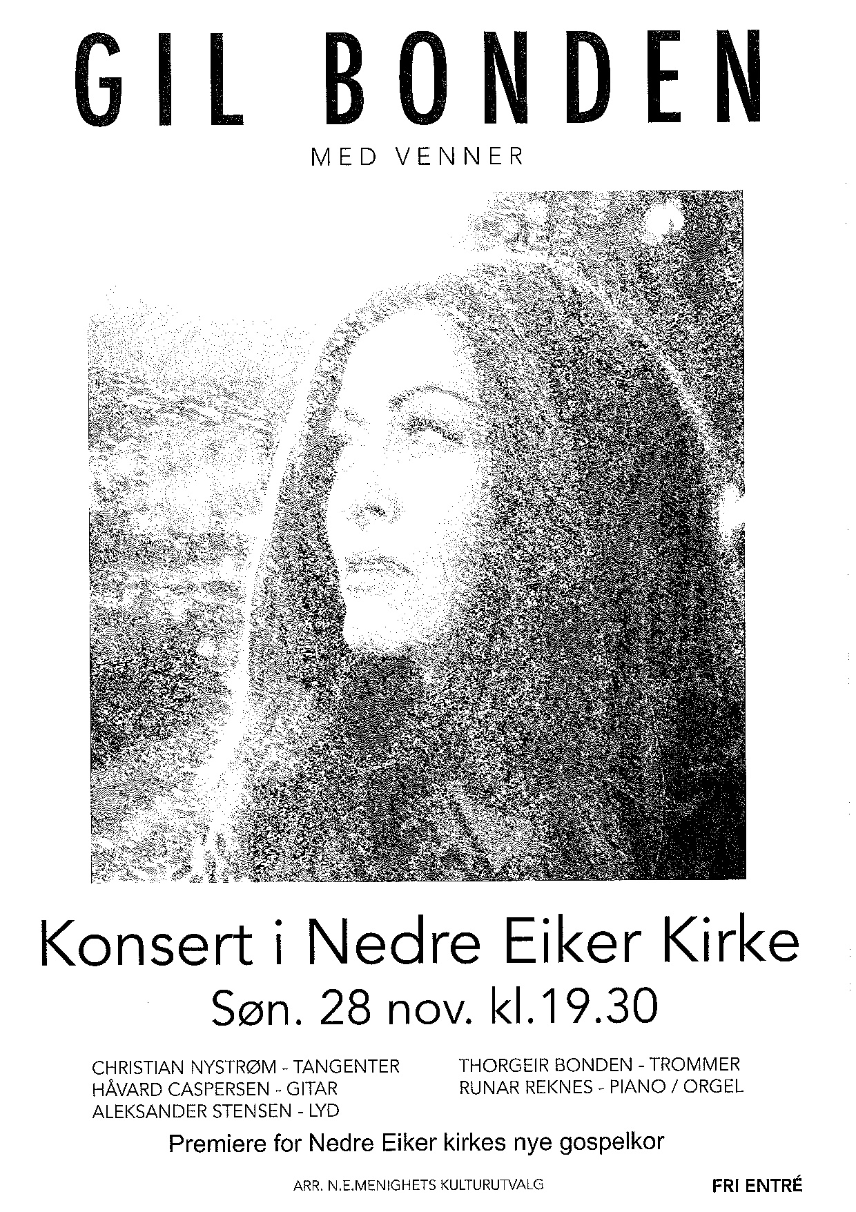 Konsert: Gil Bonden med venner