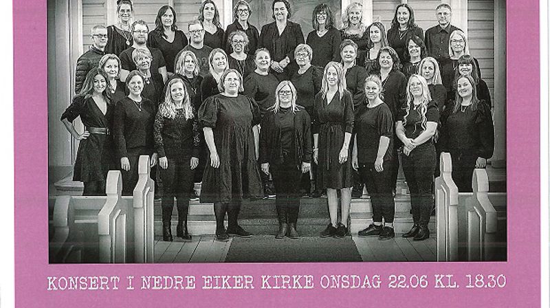 Konsert i Nedre Eiker kirke onsdag 22. juni kl. 18.30