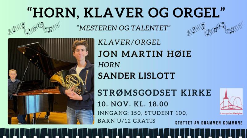 Horn, klaver og orgel konsert