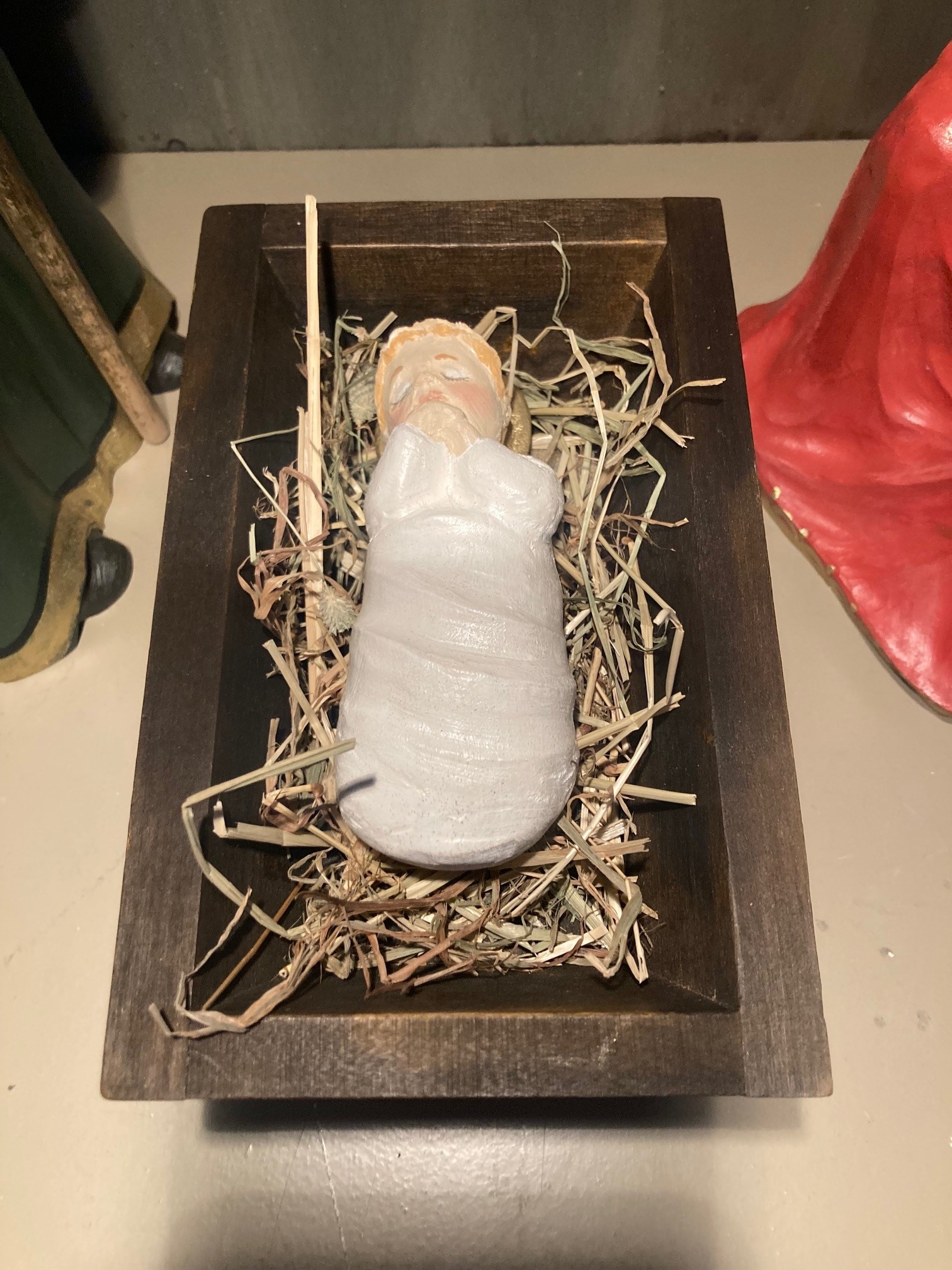 Jesusbarnet i Strømsøs julekrybbe