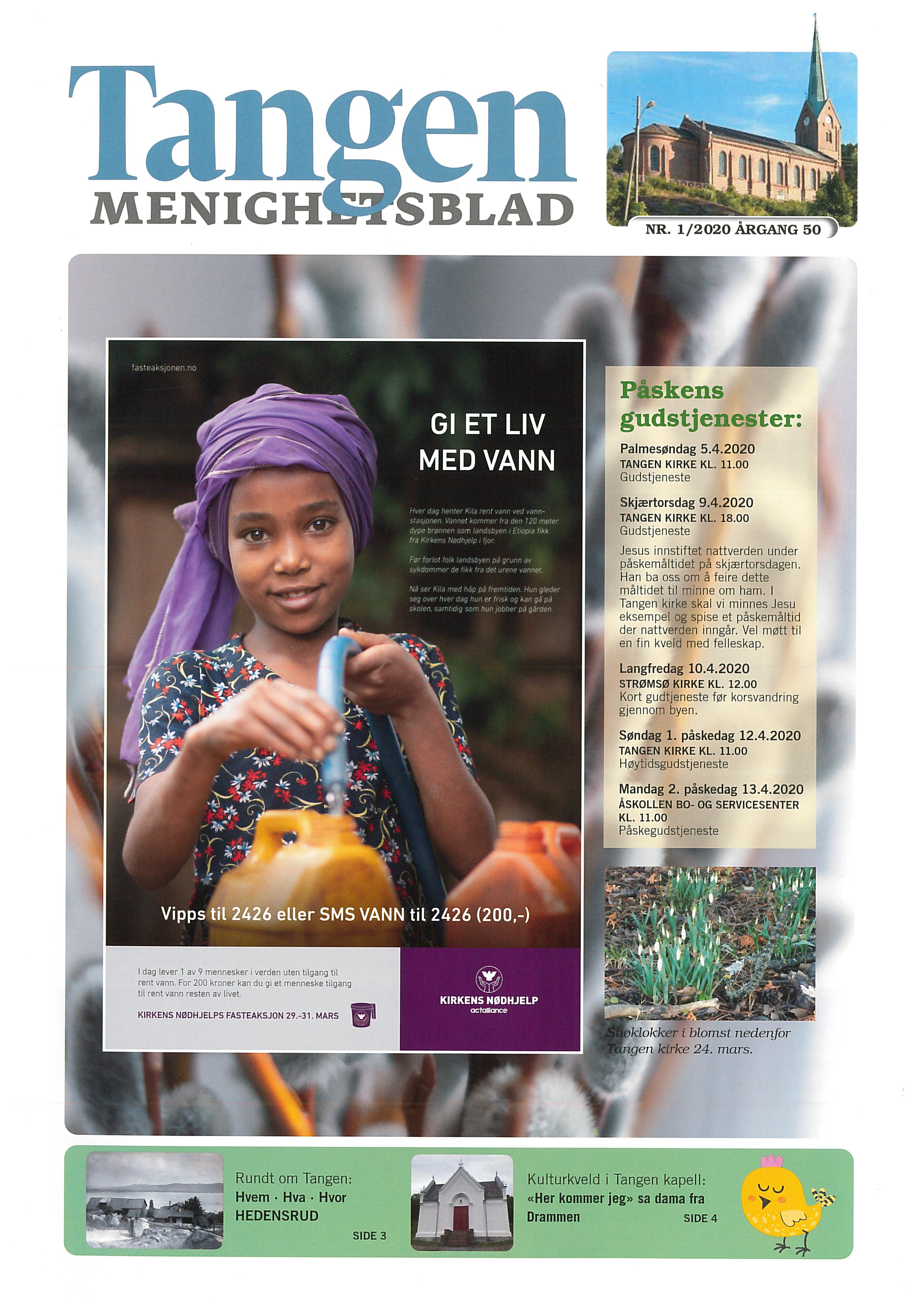Tangen menighetsblad nr. 1. - 2020
