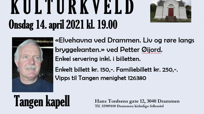 Utsatt! Kulturkveld 14. april 2021