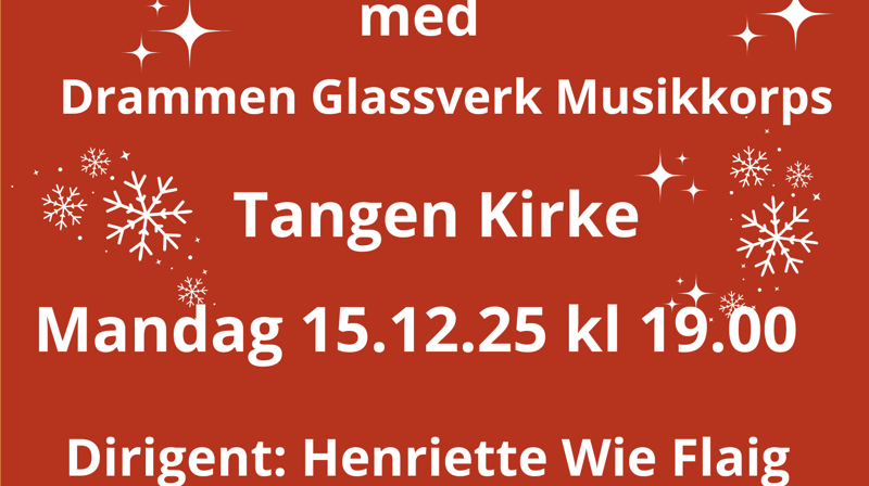 Konsert med Glassverket musikkorps