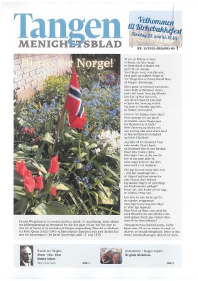 Tangen menighetsblad nr. 2/2019