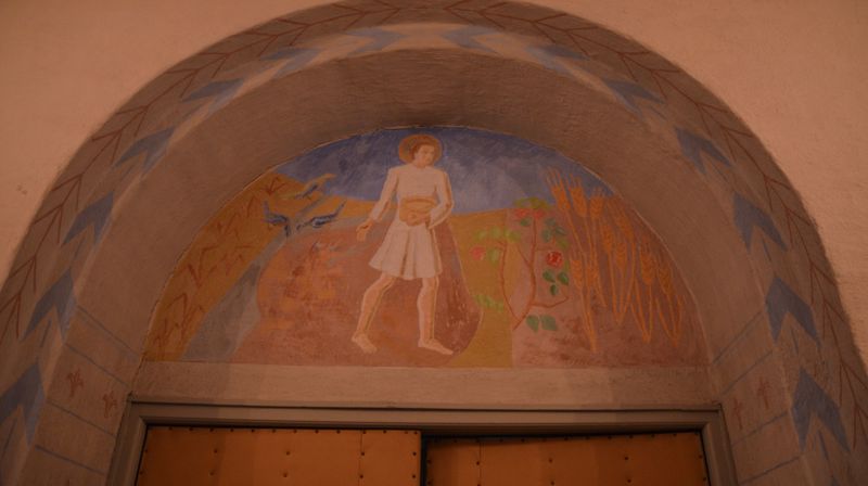 Maleri våpenhus Tangen