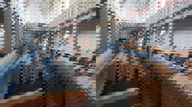 Nå bygges det nye orgelet i Tangen kirke.