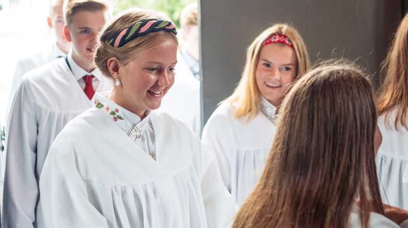 Skumringsstund konfirmasjonsdagen