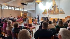 Kursdag: Kirkeansatte fra Dalane og Jæren samlet til kurs om LHBT+ i Eigerøy arbeidskirke. Foto: Ivar Barane