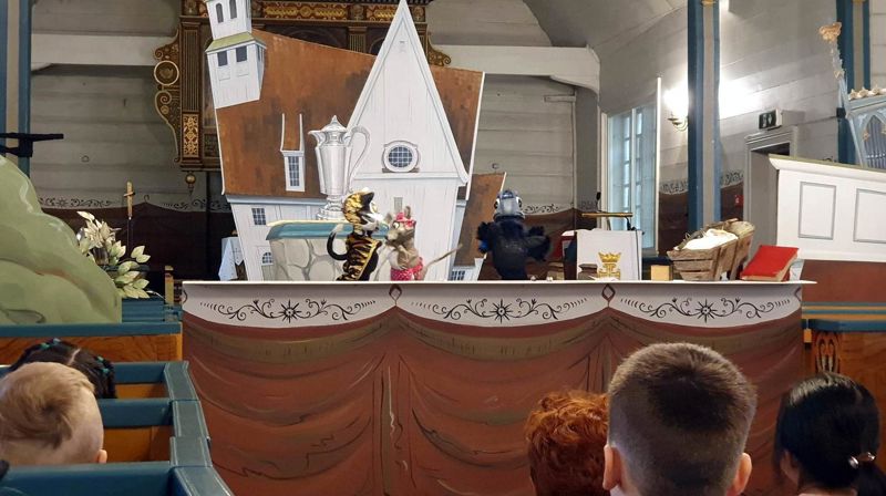 Ravnekjerkå: Endelig blir denne forestillingen tilgjengelig for flere! Dette- og mye mer kan du få deg under pinsen og jubileumshelgen til Egersund kirke! Foto: Stine Wium Jakobsen