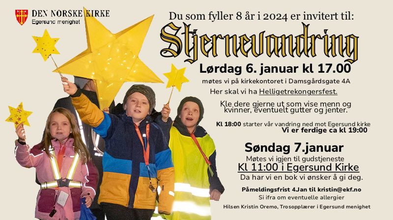 Stjernevandring for 8-åringer