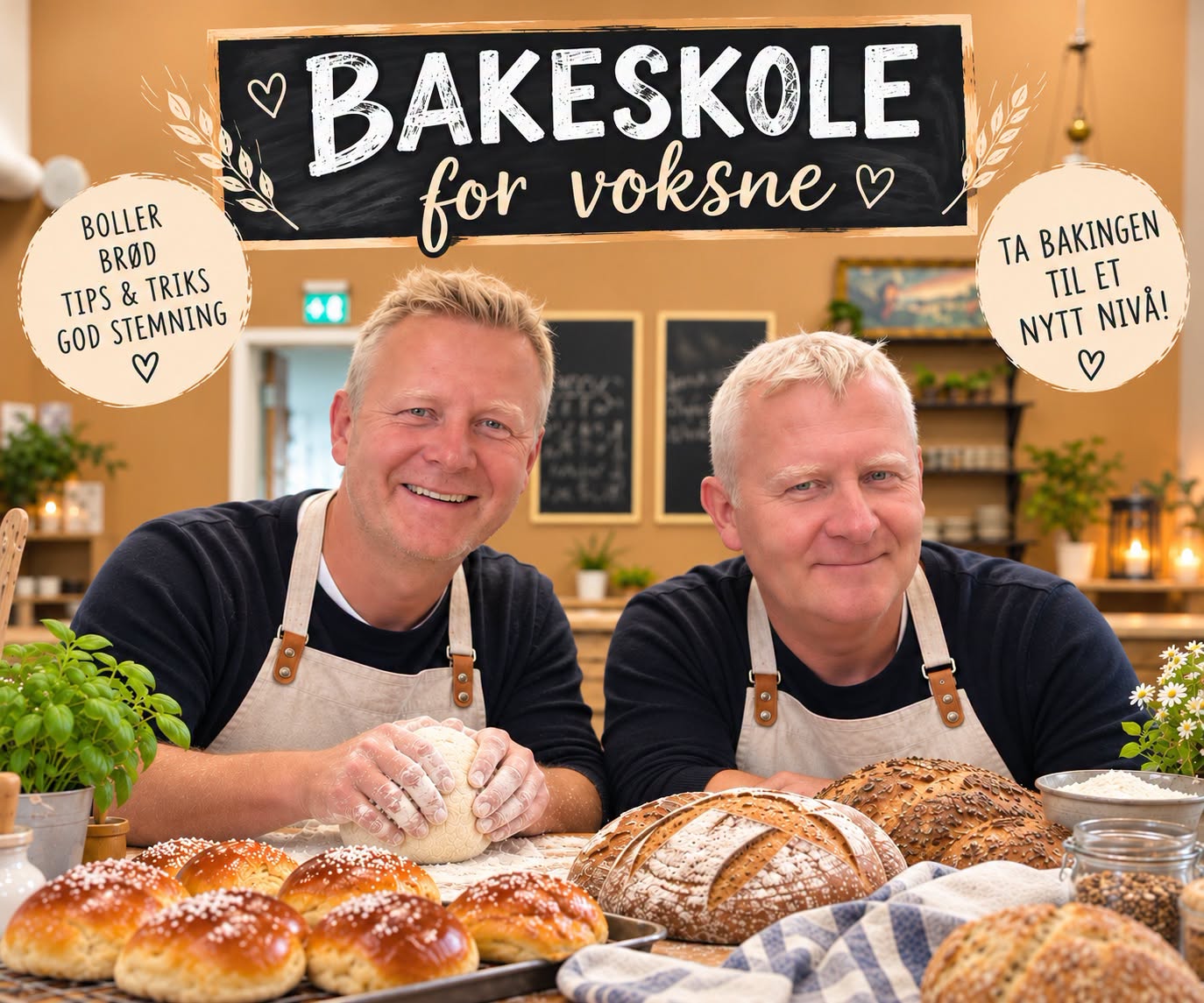 RETRO: bakeskole med Bjarte og Rune!