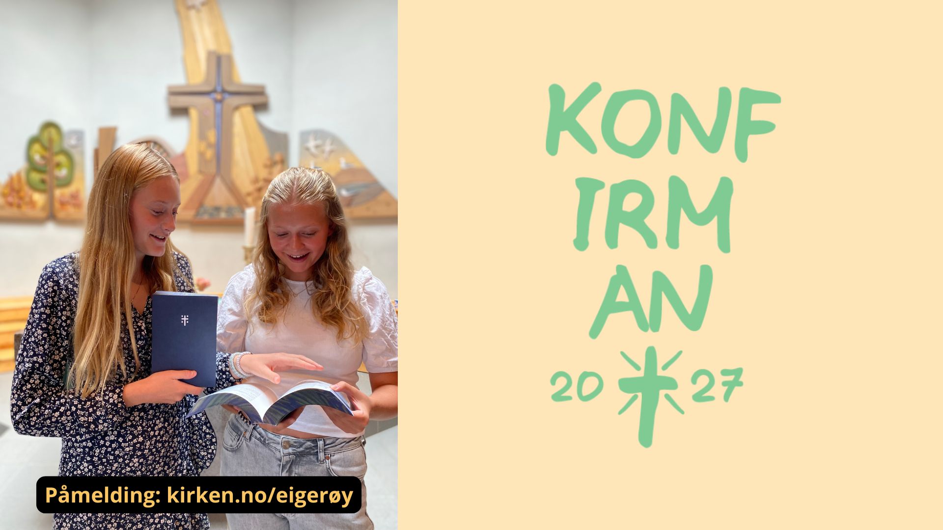Meld deg på som konfirmant 2027!