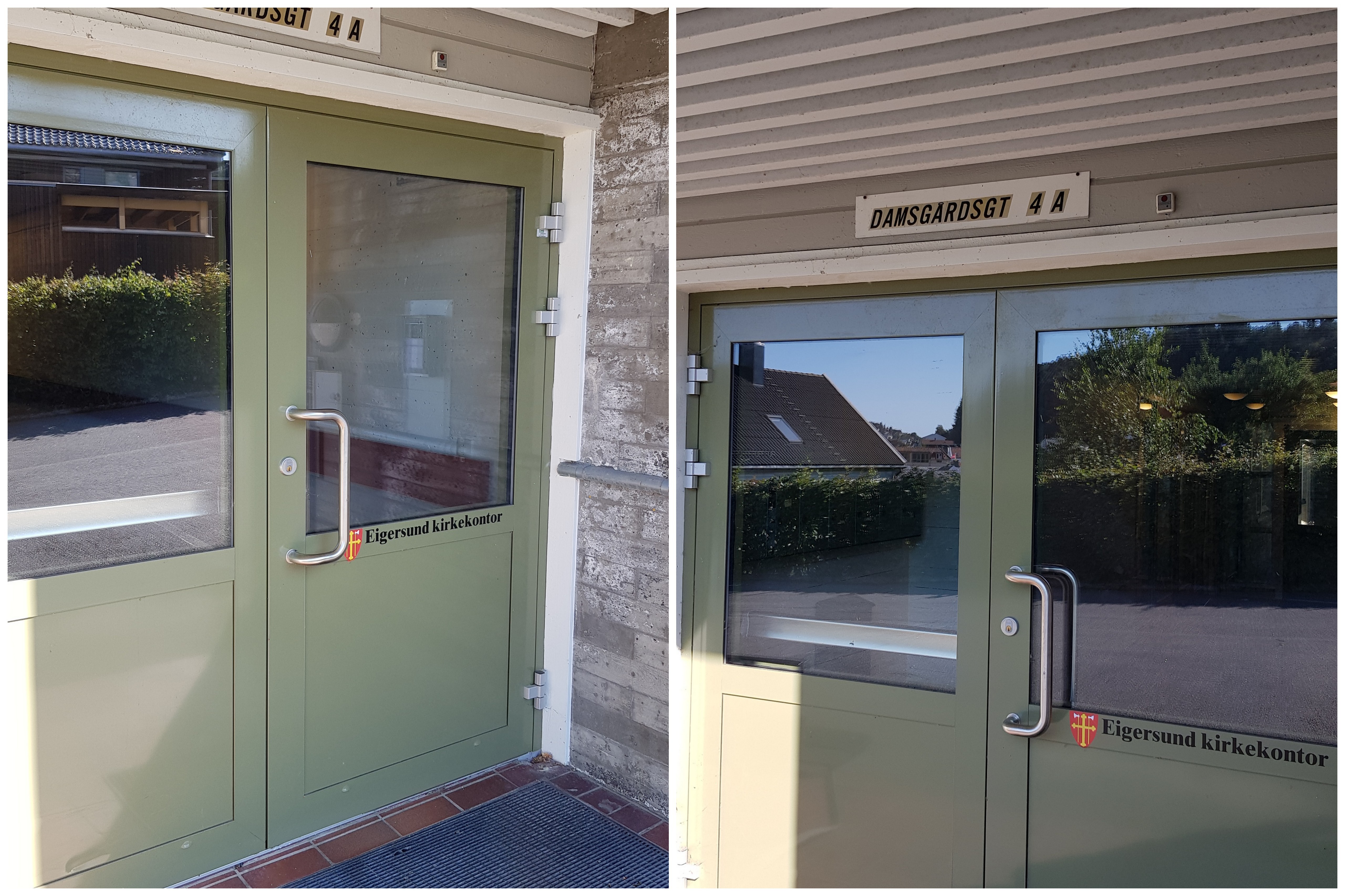 Kirkekontoret i Damsgårdsgate 4A