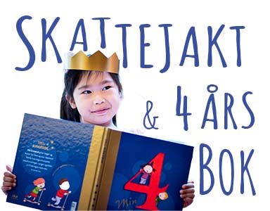 4 åringer - Skattejakt og 4 års bok