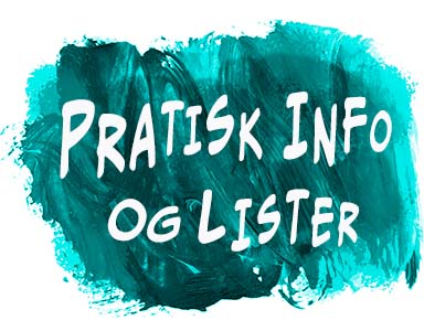 Praktisk info og lister