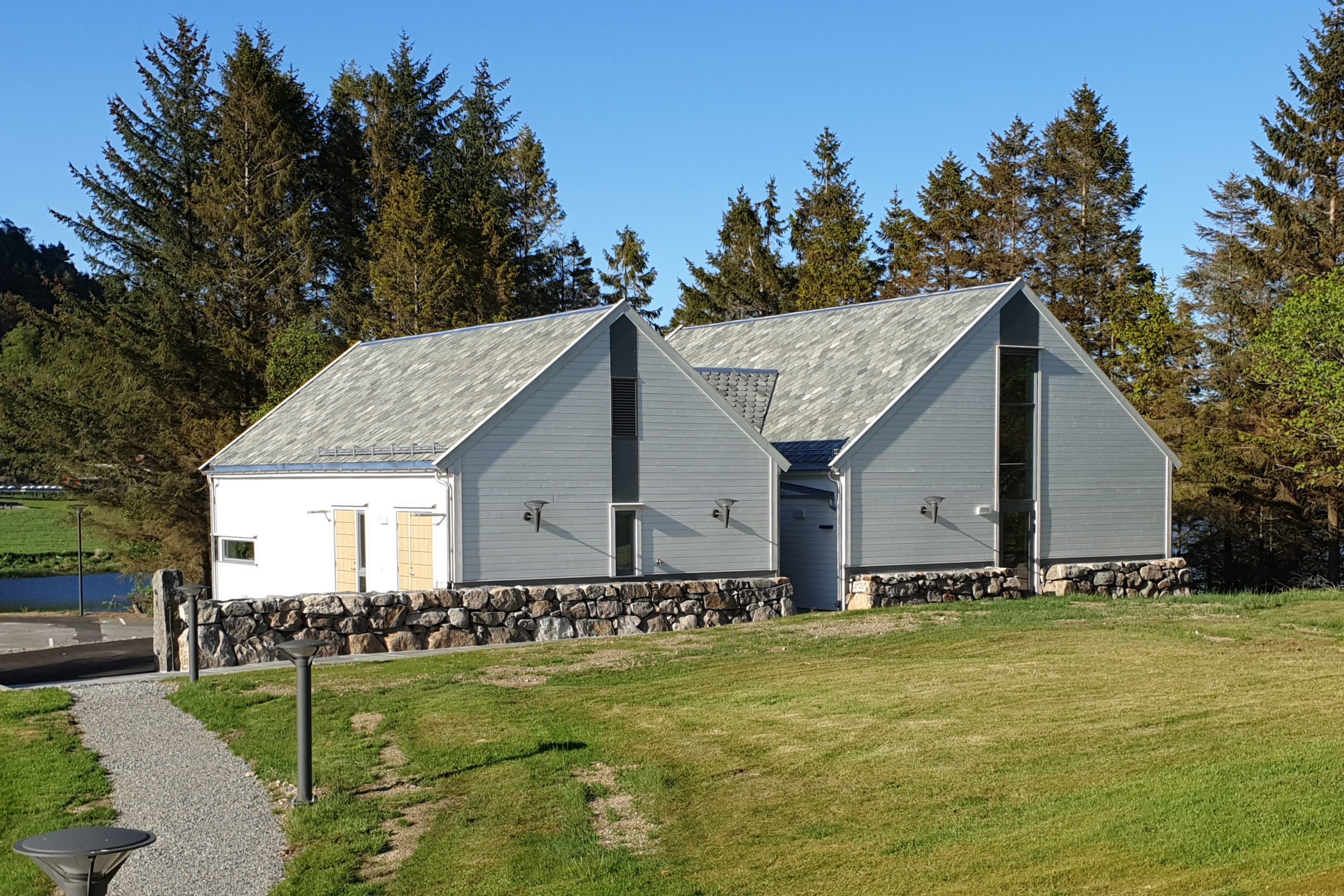 Kirkestuen på Helleland.