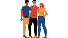 Èn familie: Som kristne er vi alle Guds barn, uansett hvilken menighet vi tilhører. Vi har mange søsken, og er alle en del av Guds verdensvide kirke.