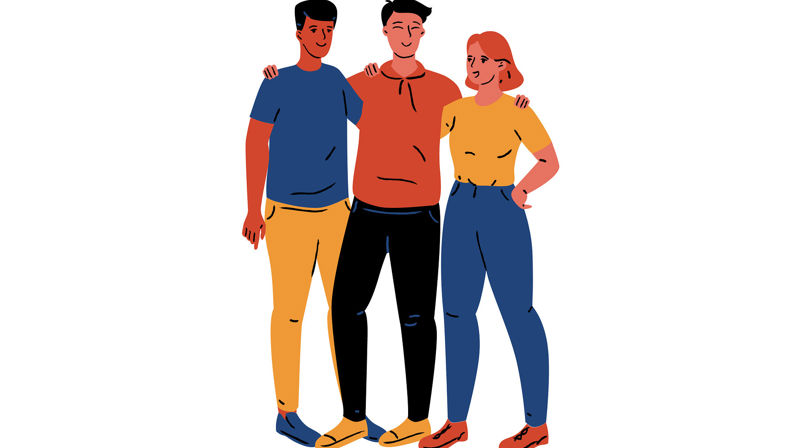 Èn familie: Som kristne er vi alle Guds barn, uansett hvilken menighet vi tilhører. Vi har mange søsken, og er alle en del av Guds verdensvide kirke.