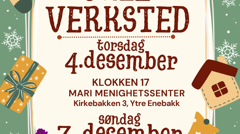 Juleverksted for barnefamilier