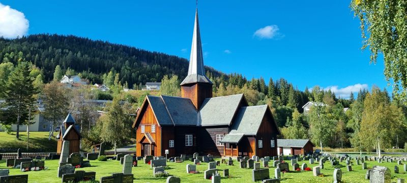Bruflat kyrkje 275 år. Foto: Den norske kyrkja