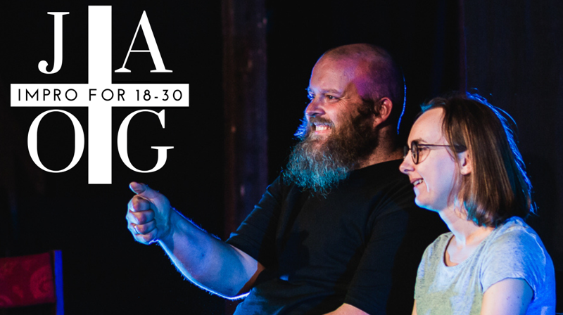 Prosjektleder under Tilt 2019 - Tallin impro festival (Foto: Reio Raudheiding)