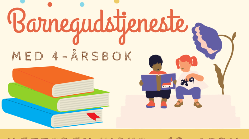 Barnegudstjeneste med 4 årsbok